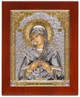 Ікона срібна Ekklesia Семистрільна Богородиця (23x27,9 см.) (6699/4WM) - зображення 1