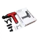 Портативный ручной массажёр с 6 насадками Fascial gun BG 128 MG 201 Массажный перкуссионный пистолет - изображение 4