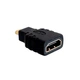 Адаптер-переходник HDMI F – micro HDMI M B00289 | Для камер, планшетов, ноутбуков | Черный - изображение 2