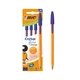 Набір кулькових ручок BIC Orange 0,8 мм 4 шт сині (bc516336) - зображення 1