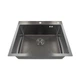 Мойка Mixxus MH6050 Decor Nano-Black из нерж. стали (цвет графит) (MX1934) - изображение 1