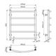 Рушникосушка Onlyheat Oria 500/600/5 - зображення 6