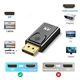 Адаптер DP M to HDMI F, 4K 60Hz, 2K 144Hz, 50x22mm, black - зображення 3