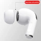 Комплект амбушюр для AirPods Pro 1-2, 4шт (XS, S, M, L), силікон, White - зображення 7