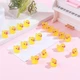 Утята пластиковые мелкие 16x18mm, 100шт комплект, Yellow-Transparent - изображение 5