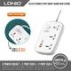 Подовжувач мережевий Ldnio SC3416 | 2USB/2Type-C, 3Sockets. QC/PD, 65W/5A, 2м EU Plug| white - зображення 5