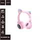 Беспроводные накладные наушники Hoco W27 Cat ear серые - изображение 5