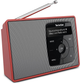 Odbiornik radiowy TechniSat Digitradio 2 DAB+ Red-Silver (0003/3910) - obraz 2