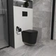 Унитаз подвесной Koller Pool Orion с сиденьем Soft Close дюропласт черный матовый 1820550698 (смыв Торнадо) - изображение 2