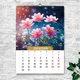 Календарь настенный перекидной ЗАГАДОЧНЫЕ ЦВЕТЫ 2026 13 ЛИСТОВ ENTERSTORE 42х29.7 см (ART 250124) - изображение 4