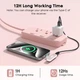 Беспроводной петличный микрофон для смартфона Android Wireless Lavalier Type-C Lightning Розовый - изображение 6
