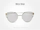 Женские поляризационные солнцезащитные очки WIMN Y5585 Mirror Silver - изображение 2