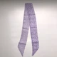 Хустинка-стрічка твіллі для волосся на шию на руку на сумку Honey Fashion Accessories фіолетовий (12-348/3) - зображення 2