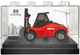 Wózek widłowy Lean Toys Huina metalowy model kolekcjonerski 1:80 Czerwony (22728) (5905991050773) - obraz 1