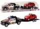 Zestaw zabawek Lean Toys Policyjny pickup z lawetą i przyczepą + Terenowe auto (18735) (5905991017936) - obraz 2