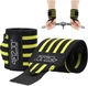 Бинты для запястий (кистевые бинты) 4FIZJO Wrist Wraps Black/Yellow (P-5907739311061) - изображение 1