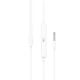 Навушники (провідні) Hoco для M101 Crystal joy wire-controlled earphones with microphone 3.5mm White - зображення 5