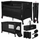 Кроватка-манеж Lionelo ELLEN BLACK CARBON - изображение 1