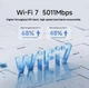 Маршрутизатор роутер Xiaomi BE5000 WiFi 7 с переходником - изображение 6