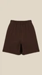 Шорты трикотажные однотонные женские LAWA WBC02406 XS Темно-коричневый shop (2000999210556) - изображение 3