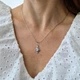 Серебряная ладанка подвеска Мощевик с камнями черненное серебро 925 пробы 1.40г 3451ч - изображение 4
