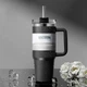 Термочашка з ручкою Чорна 1200мл (M-9631BL) - изображение 1
