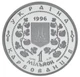 Монета Україна 1000000 карбованців 1996 Срібло Proof Михайло Грушевський - зображення 5