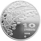 Монета Украина 10 гривен 2002 Серебро Proof Конькобежный спорт - XIX Зимние олимпийские игры в Солт-Лейк-Сити 2002 - изображение 3