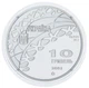 Монета Украина 10 гривен 2002 Серебро Proof Конькобежный спорт - XIX Зимние олимпийские игры в Солт-Лейк-Сити 2002 - изображение 7
