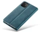 Чехол-книжка CaseMe из нубука для iPhone 12 mini Бирюзовый - изображение 5