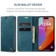 Чехол-книжка CaseMe из нубука для iPhone 11 Pro Бирюзовый - изображение 3