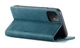 Чехол-книжка CaseMe из нубука для iPhone 12 mini Бирюзовый - изображение 3