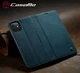 Чехол-книжка CaseMe из нубука для iPhone 12 mini Бирюзовый - изображение 10