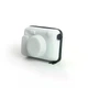 Чохол-сумка для фотоапарата Fujifilm Instax Wide / універсальний, водонепроникний / сумісний з моделями Wide 400, 210, 300 / Білий - зображення 6