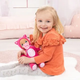 Lalka bobas Bayer Design Baby Angels Big eyes kotek z dźwiękami 30 cm 93028AD (4003336416534) - obraz 4