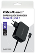 Ładowarka sieciowa Qoltec Turbo Fast Charger PD USB-C 120 W Black (5901878523897) - obraz 7