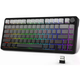 Бездротова механічна клавіатура Attack SHARK X85 (82 клавіші, BT, 2.4 Гц, USB Type-C, Gradient Black) - зображення 2