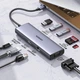 Концентратор Ugreen USB3.1 Type-C to HDMI60Hz/VGA/USB 3.0х3/RJ45/SD/TF/PD 100W 9-in-1 CM498 (15600) - зображення 2