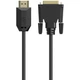 Кабель мультимедійний HDMI to DVI 3.0m 24M 4K60HZ HP (DHC-HD05-03M) - зображення 1