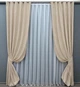 Комплект готовых штор VR-Textil Лен мрамор Pavliani VO № 1767ш бежевый 150х270 см 2 шт (33-0723) - изображение 2