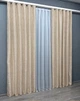 Комплект готовых штор VR-Textil Лен мрамор Pavliani VO № 1767ш бежевый 150х270 см 2 шт (33-0723) - изображение 4