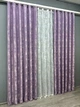 Комплект штор VR-Textil Жакард Мармур 150х270 2шт і Тюль 400х270 1764ш-1400т Бузковий з білим 71-020/3 - зображення 3