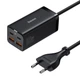 Мережевий подовжувач BASEUS GaN3 Pro Desktop PD100W, 60W 2Type-C, 2USB Чорний (CCGP000101) - зображення 1
