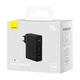 Зарядний пристрій із швидкою зарядкою BASEUS GaN5 Pro 140W 2Type-C+USB Чорний (CCGP100201) - зображення 2