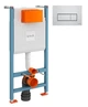 Инсталляция для унитаза VitrA V-Fix Core CC 21321464 с хромированной клавишей - изображение 1