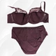 Комплект жіночої білизни Lanny Mode 12839 розмір 80 D, XL бордовий - изображение 6