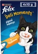 Ласощі для кішок Purina Felix Смачні моменти з куркою 4x10 г (8445291632479) - зображення 1