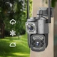 Вулична камера SC03 V380pro з двома лінзами та під'єднанням через Wi-Fi/LAN для дому та охорони - зображення 1
