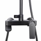 Комплект змішувачів для ванни та умивальника Qtap Vlasta QTVLA111GMB45651 Gunmetal Black PVD Графітовий - зображення 5
