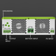 Hybrydowy inwerter Qoltec 1.5 kW 100A 12V MPPT Sinus Wi-Fi option (5901878538631) - obraz 7